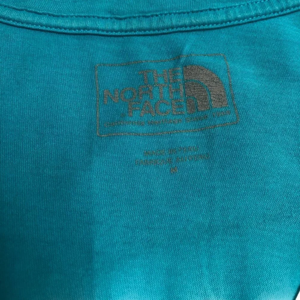 THE‎ NORTH FACE V NECK  TYE DYE SHORT SLEEVE TEE MD - Picture 4 of 4